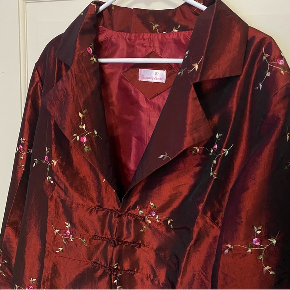 Red Floral Jacket - Picture 4 of 6